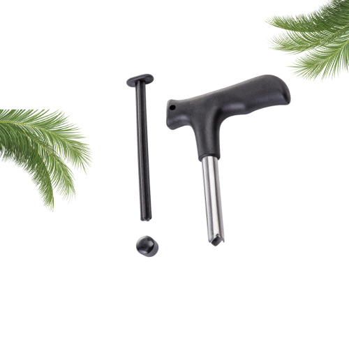 Fanke ที่เปิดมะพร้าวสแตนเลส มีดมะพร้าว ที่เปิดมะพร้าว อุปกรณ์เจาะมะพร้าว มีดผลไม้ มีขนาดเล็กพกพาได้ - รูปที่ 5