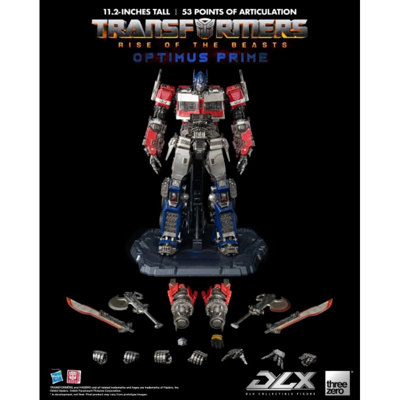 Threezero ~ Transformers : Rise Of The Beasts DLX Optimus Prime ( Genuine authentic figure ✅ )