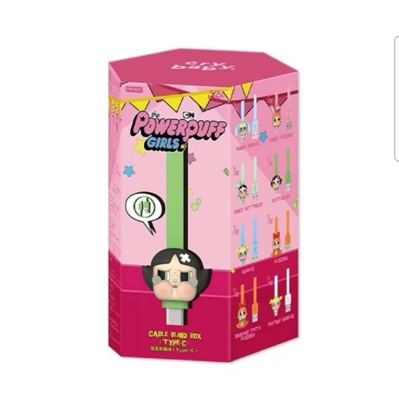 ( พร้อมส่ง แบบสุ่ม ) สายชาจ Type-C crybaby x powerpuff girls