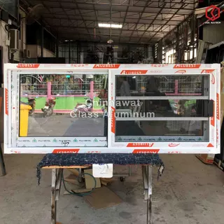 🏡 120x50หน้าต่างบานเลื่อนอลูมิเนียม🏡แบ่ง2ช่อง 🏡พร้อมส่ง🚚ค่าส่งถูก🏡,คุ้มค่าคุ้มราคา🏡