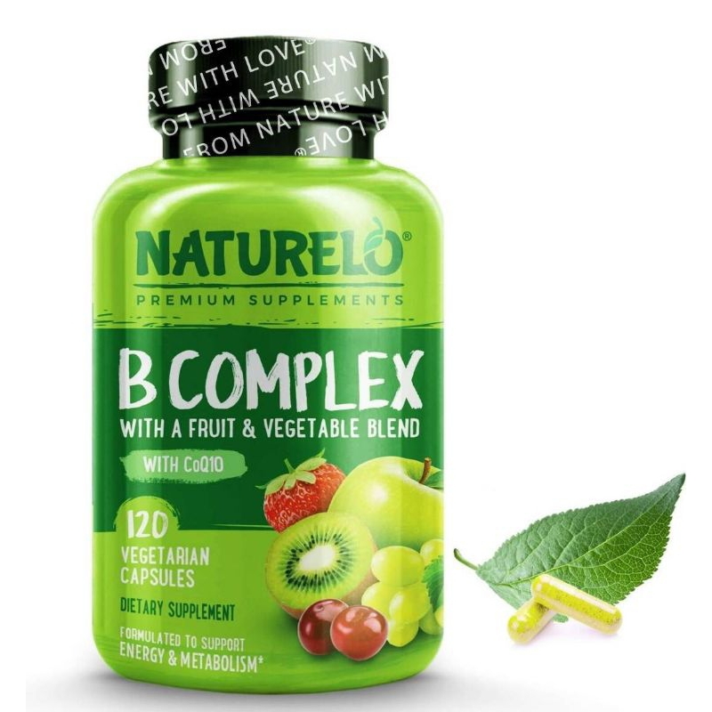💥พร้อมส่ง💥NATURELO Vitamin B Complex, 120 แคปซูล