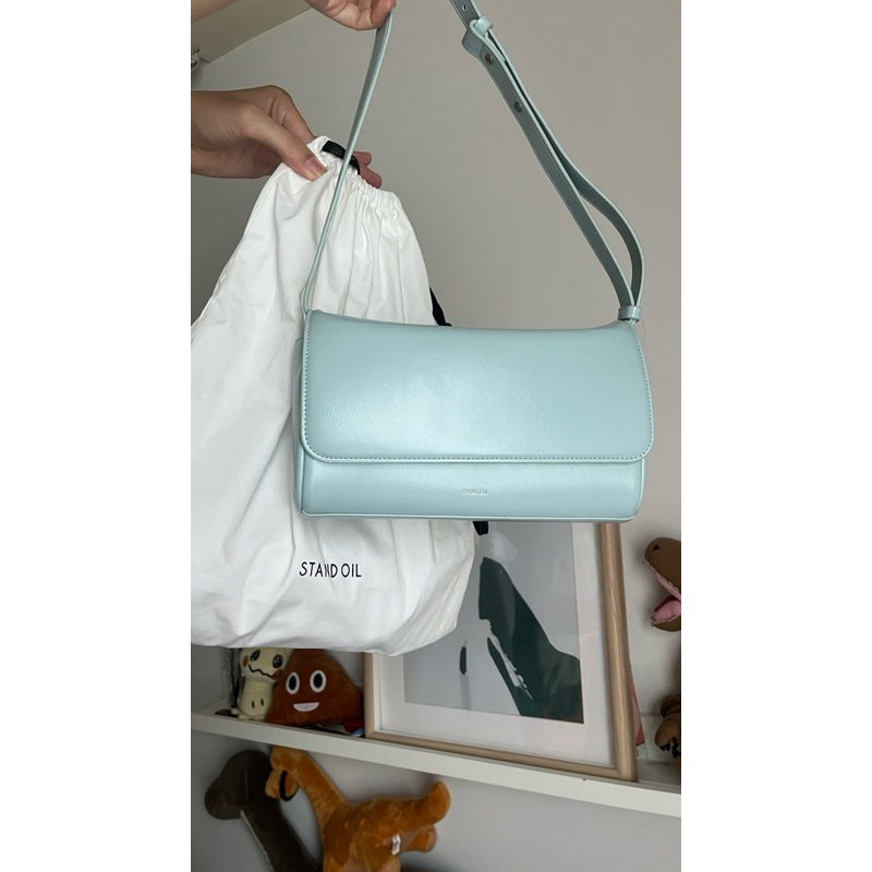 Stand Oil  Butter Bag  - Soft Blue มือสอง