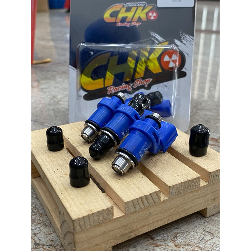 หัวฉีดแต่ง (สีน้ำเงิน) CKหัวฉีดปั๊มน้ำมันเชื้อเพลิง YAMAHA X-MAX  ขนาด 160-600 cc.