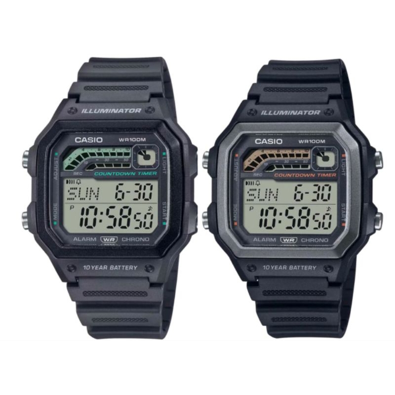 CASIOนาฬิกาข้อมืสปอร์ตรุ่นWS-1600H ของแท้รับประกัน 1ปี