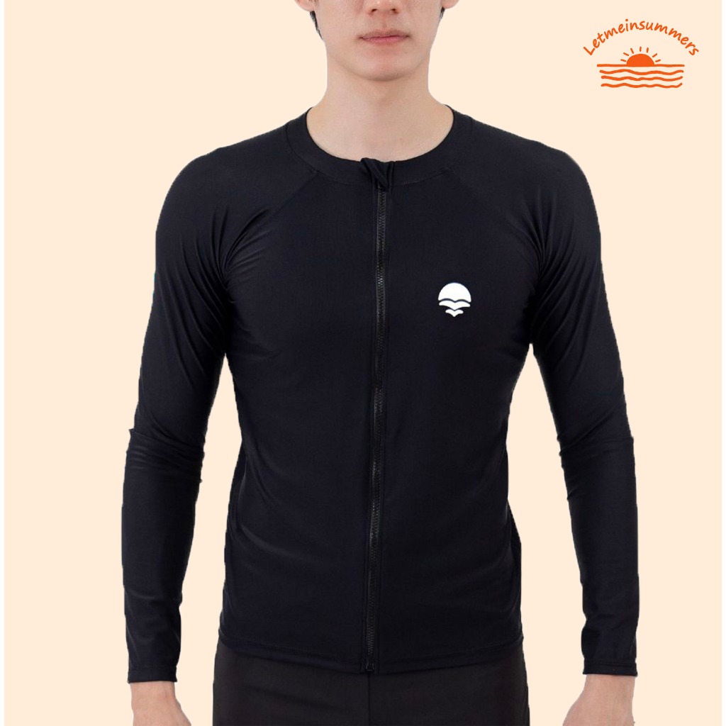 Letmeinsummers APPEAL เสื้อว่ายน้ำแขนยาว ผ้าหนามีซิปหน้า ผ้ากันUV ใส่ได้ทั้งผู้หญิงผู้ชาย 14653