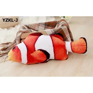 【CAT&DOG】ตุ๊กตาแคทนิป ปลาแคทนิป ของเล่นแมว ปลาแมว แคตนิป Cat Fish Toy ขนาด 20 ซม. ของเล่นแมว