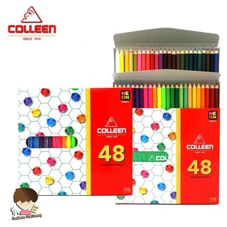 สีไม้ยาวคอลลีน 12สี 24สี 36สี 48สี 60 สี 1 หัว No.775 COLLEEN