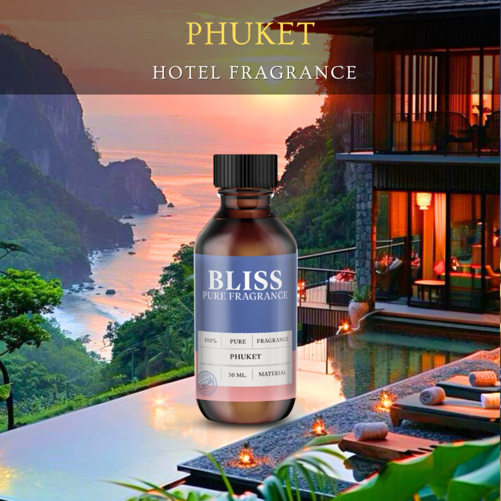 หัวน้ำหอม กลิ่น  PHUKET  ขนาด 30 -100 ml. - BLISS - ทำก้านไม้หอม ทำสเปรย์ฉีดห้อง