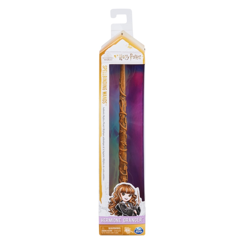 Wizarding World Spellbinding Wand ของเล่น ฟิกเกอร์ คทาเวทมนต์ ไม้กายสิทธิ์ ของตัวละครใน แฮร์รี่ พอตเตอร์ ขนาด 12 นิ้ว — صورة 4
