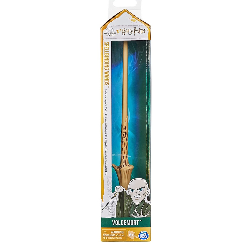 Wizarding World Spellbinding Wand ของเล่น ฟิกเกอร์ คทาเวทมนต์ ไม้กายสิทธิ์ ของตัวละครใน แฮร์รี่ พอตเตอร์ ขนาด 12 นิ้ว — صورة 6