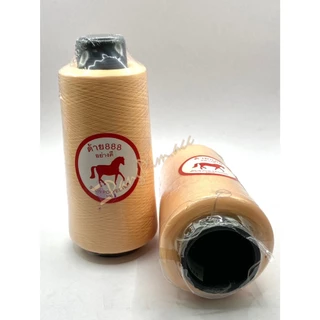 ด้ายฟูน้อย , ด้ายโพ้ง, ด้ายพ้ง ขนาด 250 กรัม ตราม้า (โทน สีน้ำตาล)