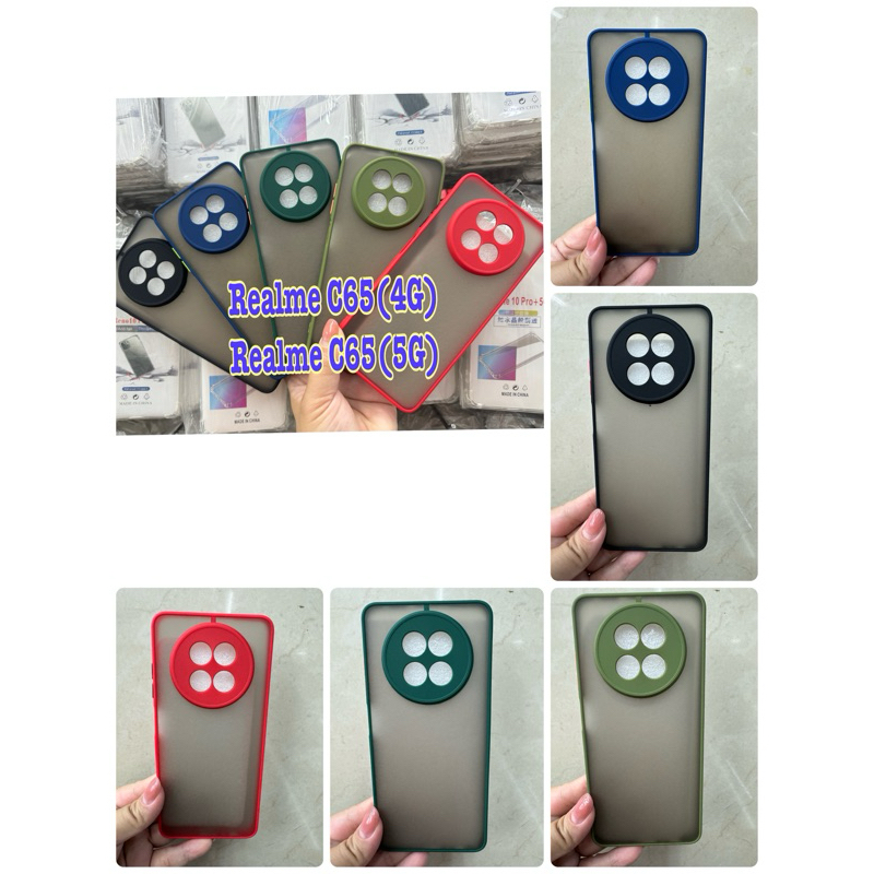 Realme C65（5G)🥰พร้อมส่งใน🇳🇱🥰เคสขอบนิ่มหลังแข็งขุ่นคลุมกล้อง For Realme C65(4g)/Realme C65(5g)