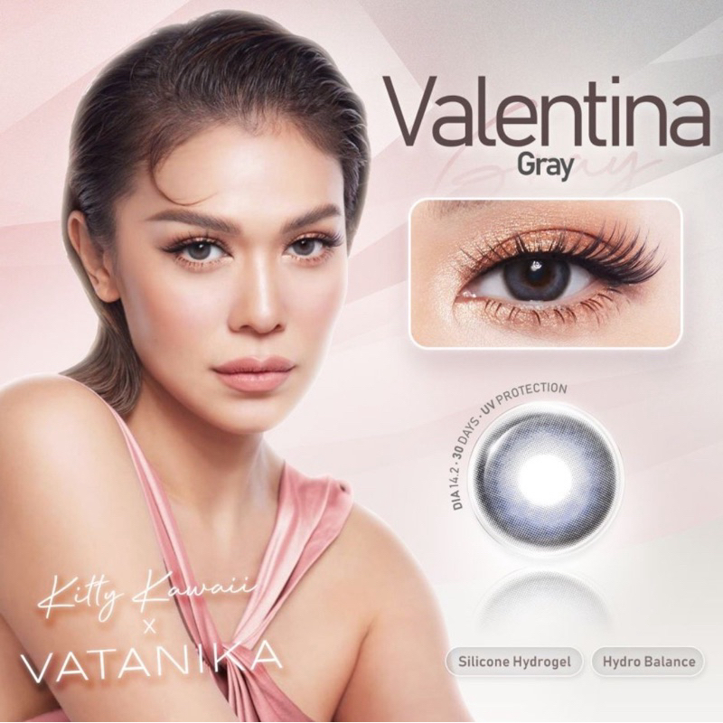 [ส่งไวนะสาจ๋า] Vatanika Lens สี Valentina Gray ⚪️☑️ คอนแท็กเลนส์ คุณแพร วาทานิกา