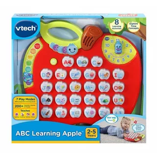 VTech วีเทค การสะกดคำ อ่านออกเสียง ตัวอักษรภาษาอังกฤษ การคำนวณ เกมส์ และเวลา 2-5 ปี 8 in 1 ABC LEARNING APPLE