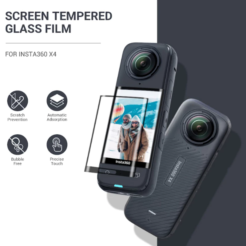 CYNOVA Insta360 X5 / X4 Tempered Glass Screen Protector thumbnail 3