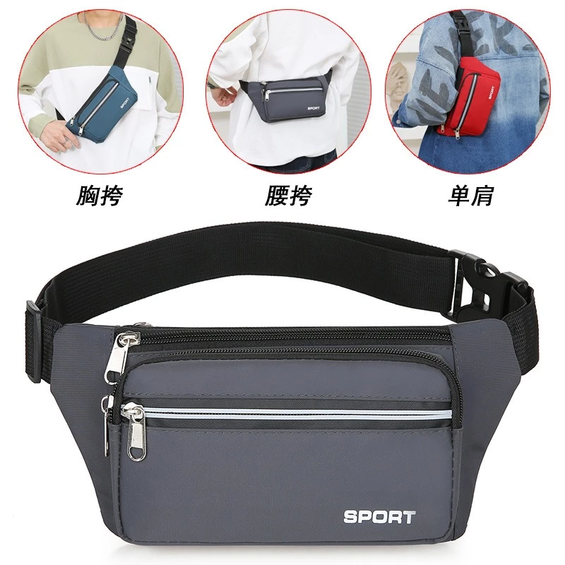 กระเป๋าคาดเอว คาดอกSport กันนำ้ได้4ช่อง ใส่ของได้อเนกประสงค์ พร้อมส่งทันทีจากกรุงเทพฯ