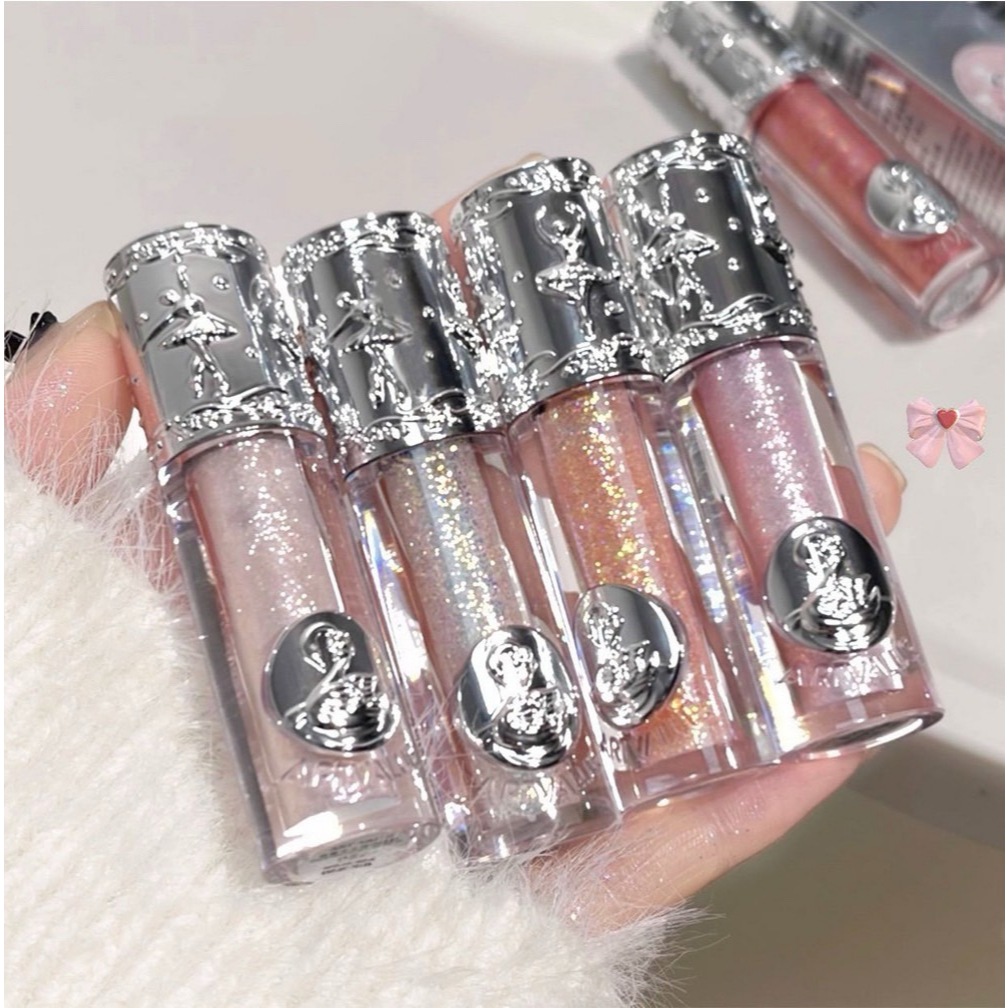 ART VALUE อายแชโดว์ เนื้อลิขวิด ชิมเมอร์ ประกายมุก ประกายคริสตัล 5 สี กันน้ำ ติดทน กันเหงื่อ ขนาด 2.5 กรัม