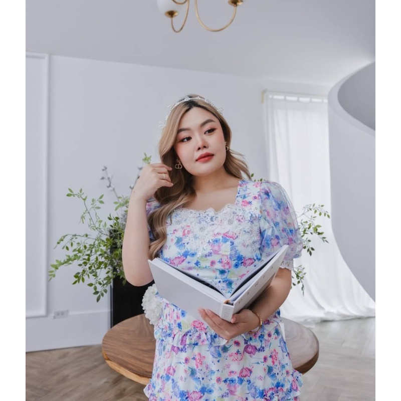 BBWshopเดรสแคนสีสมอคหลัง