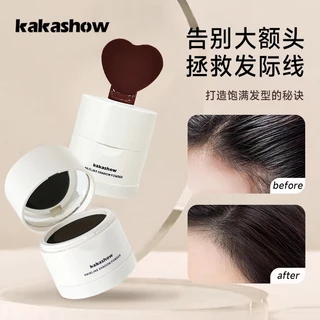 N445 Kakashow แป้งแฮร์ไลน์ 2 หัว แบบฝุ่น เพิ่มผมหนา ไฮไลท์โคนผม ปกปิดผมบาง ผมหงอก หัวเหม่ง