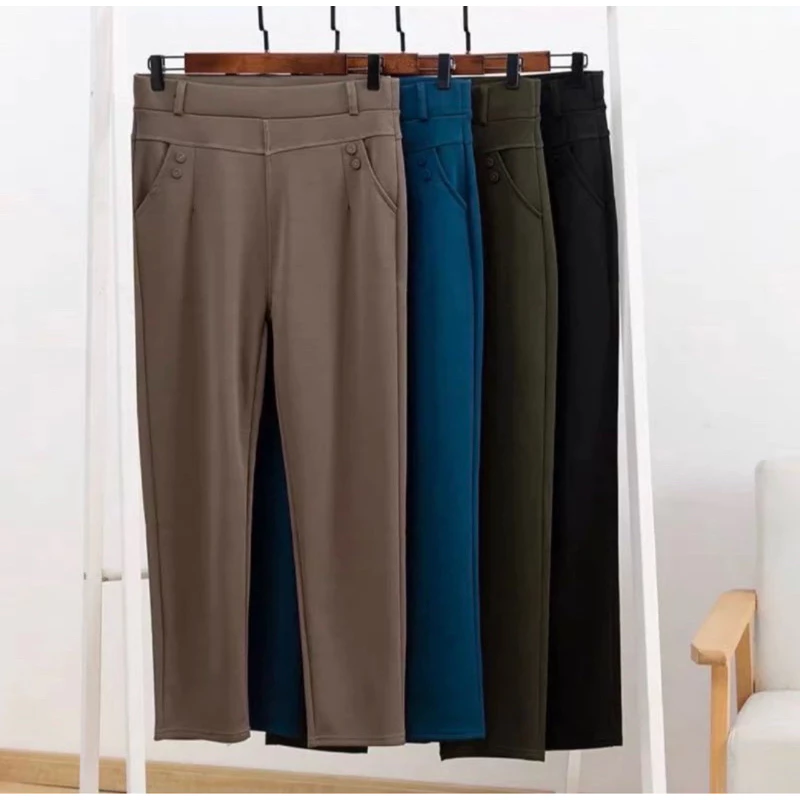 กางเกงผ้ายืดเกาหลี เอว 24-44 นิ้ว ( XL - 7XL )