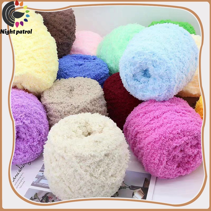 ไหมพรมขนแกะ ขนมิงค์ แคชเมียร์ ยาว 3 ชั้น 100 กรัม รุ่นนี้นุ่มเวอร์ สําหรับถักโครเชต์ ถักมือ DIY