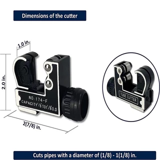 เครื่องตัดท่อขนาดเล็ก1/8 ''-1-1/8'', เครื่องตัดท่อขนาดเล็ก3-28mm ตัดเฉือนทองเหลืองทองแดงอลูมิเนียมท่อประปาเครื่องมือตัดท