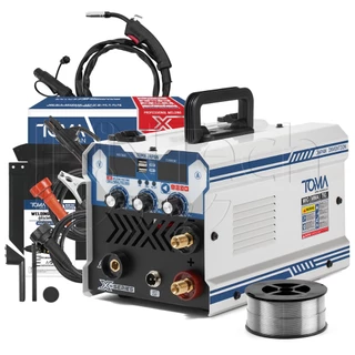 TOMA JAPAN ตู้เชื่อมไฟฟ้า 3 ระบบ X-SERIES รุ่น MIG/MMA/TIG-990 พร้อมระบบ FLUX CORED, MIG, TIG LIFT และ MMA อุปกรณ์ครบชุด