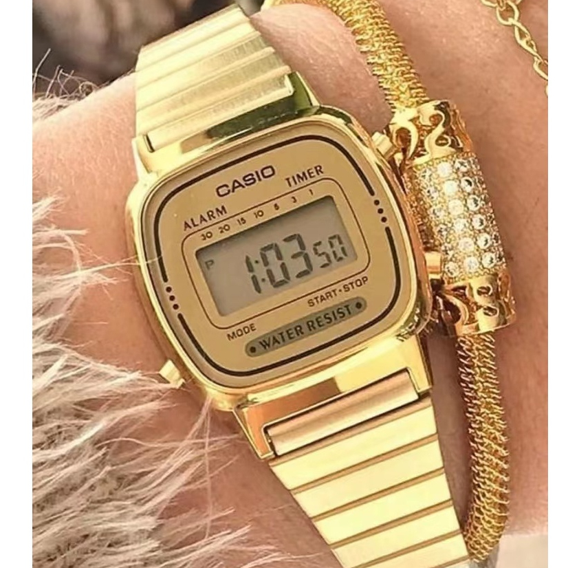 Ca sio นาฬิกาข้อมือผู้หญิง รุ่น LA670WGA  มี 4สีให้เลือก