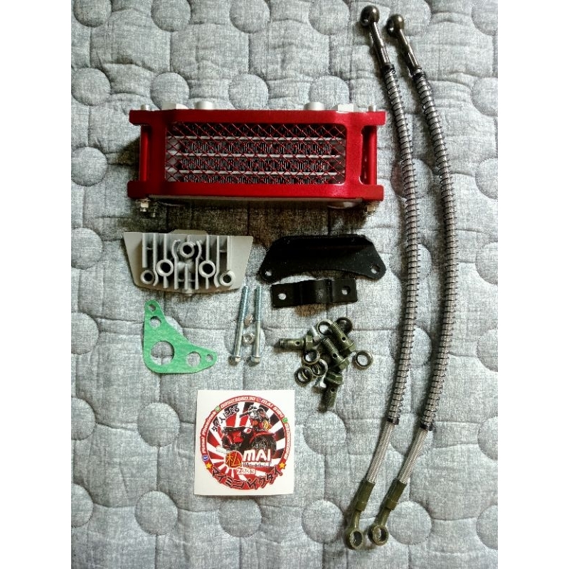 oil cooler แต่ง (สีน้ำแดงเทา) monkey gorilla baja