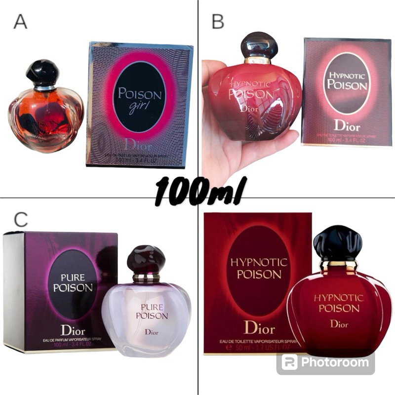 น้ำหอม Dior Poison Girl EDP/EDT/EAU 100 ml.(กล่องซีล)