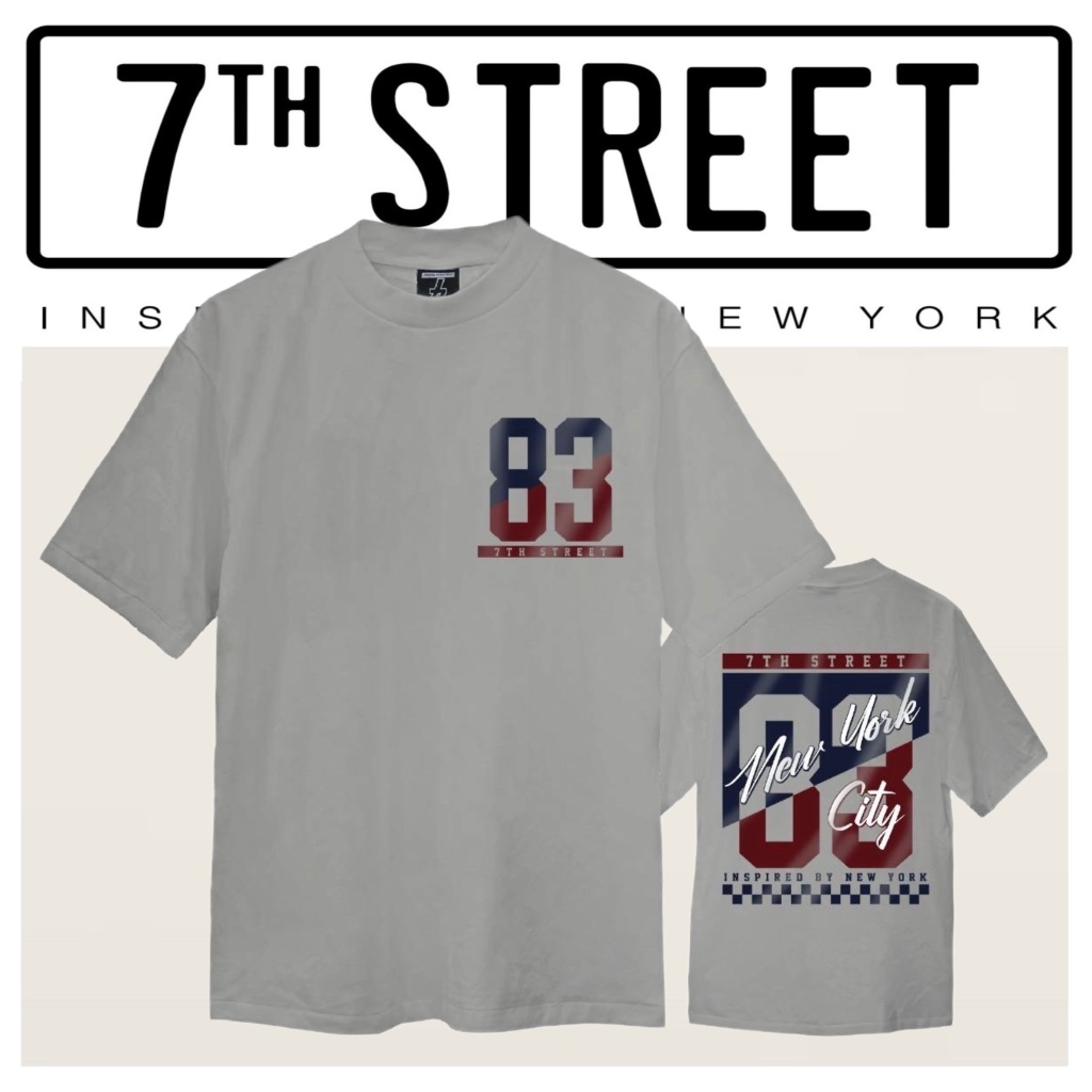 7th Street เสื้อยืดแบบโอเวอไซส์ (Oversize) รุ่น OC-SPT103