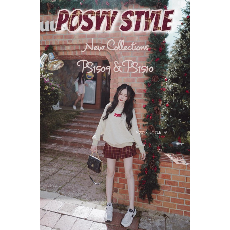 Posyy พร้อมส่ง ครบไซต์ เอว(23-32) อย่าลืมกดใช้โค้ชลดเพิ่ม 30% มาแบ้ววชุดเซต กปสก็อต งานตามหาสุดๆ