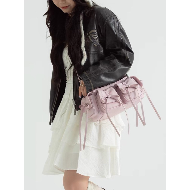 (พร้อมส่ง)(โค้ดลด30%) กระเป๋า Girls’heart รุ่น Ballet Butterfly กระเป๋าสะพายริบบิ้น🎀