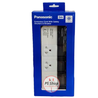 [ส่งเร็วพร้อมใช้งาน] ปลั๊กไฟ PANASONIC ®พานาโซนิค ปลั๊กพ่วง ปลั๊ก3ตา มีUSB Perfect Fit 10A2300วัตต์และรุ่น16A3500วัตต์