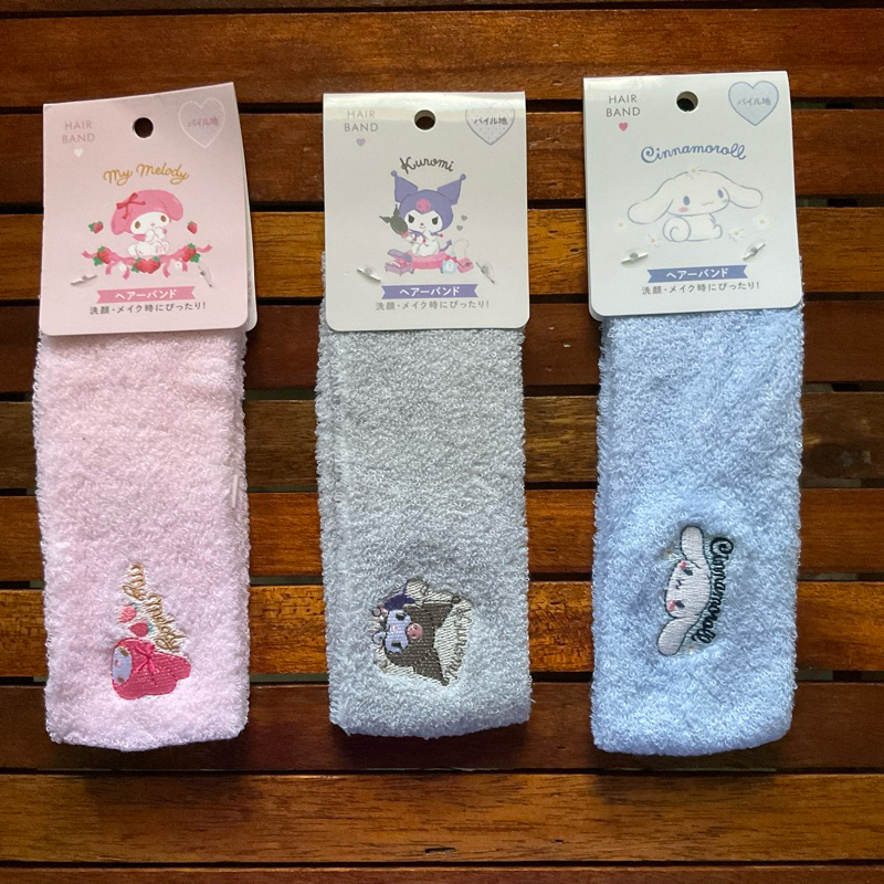 hair band sanrio 3ลายให้เลือก my melody/kuromi/cinnamoroll ที่คาดผม ลิขสิทธิ์แท้