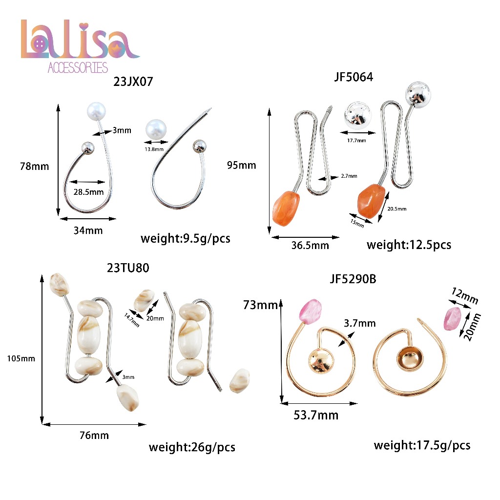 ตะขอเสื้อผ้าแฟชั่น ชุดว่ายน้ำ Buckle(C-3-C2,JF52903)(C-3-H2,JF5064)(C-3-G2,23JX07)(C-3-D2,23TU80)