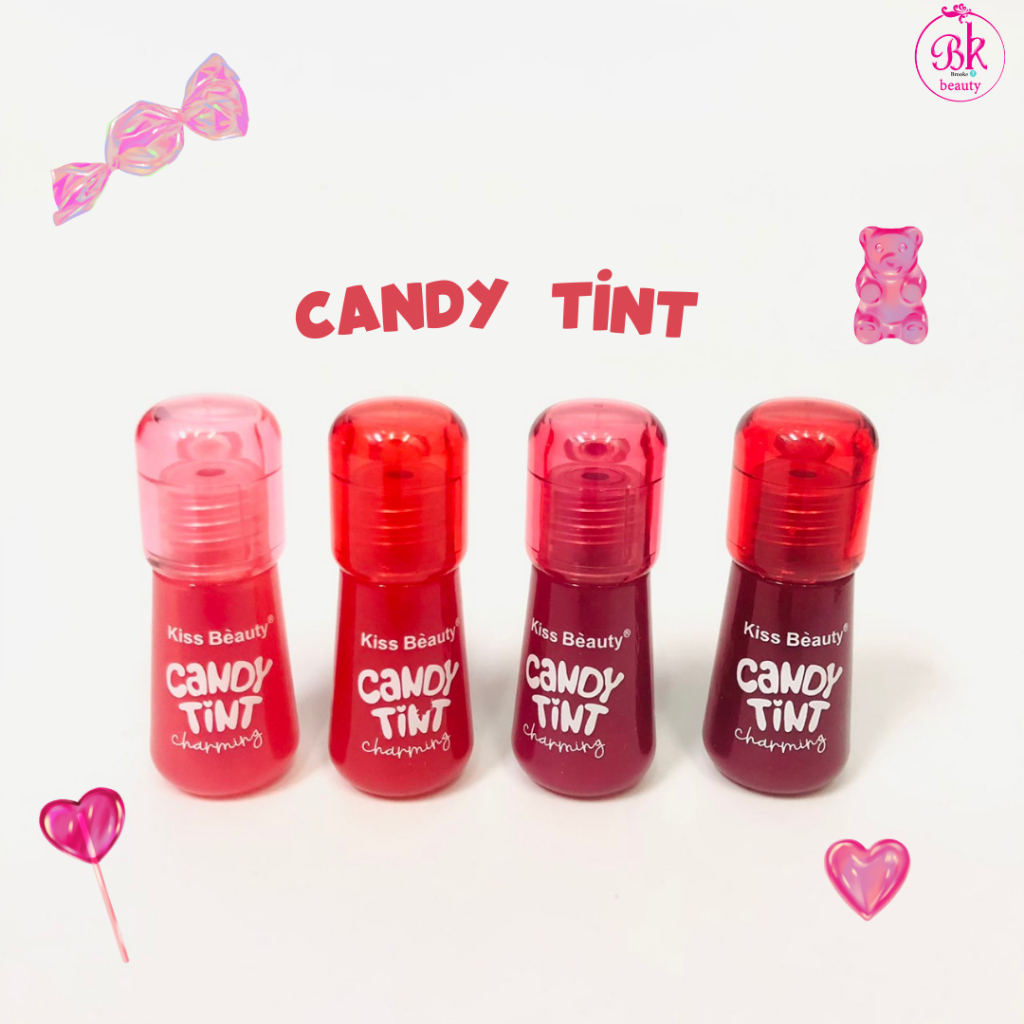 70852-03 ลิปทินท์สุดน่ารัก candy tint สีสวย ชุ่มชื้นยาวนาน ติดทนนาน กันน้ำ ขนาดน่ารักพกพาสะดวก
