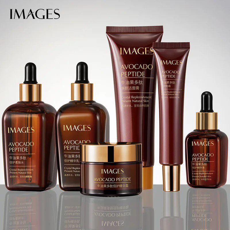 ชุดบำรุงผิวหน้าบิ็กเซต อโวคาโด้เปปไทด์ IMAGES Avocado Peptide Set *กล่องน้ำตาล* ชุดบิ๊กเซ็ต​ 5 ชิ้น​ ชุดบำรุงผิวจัดเต็ม