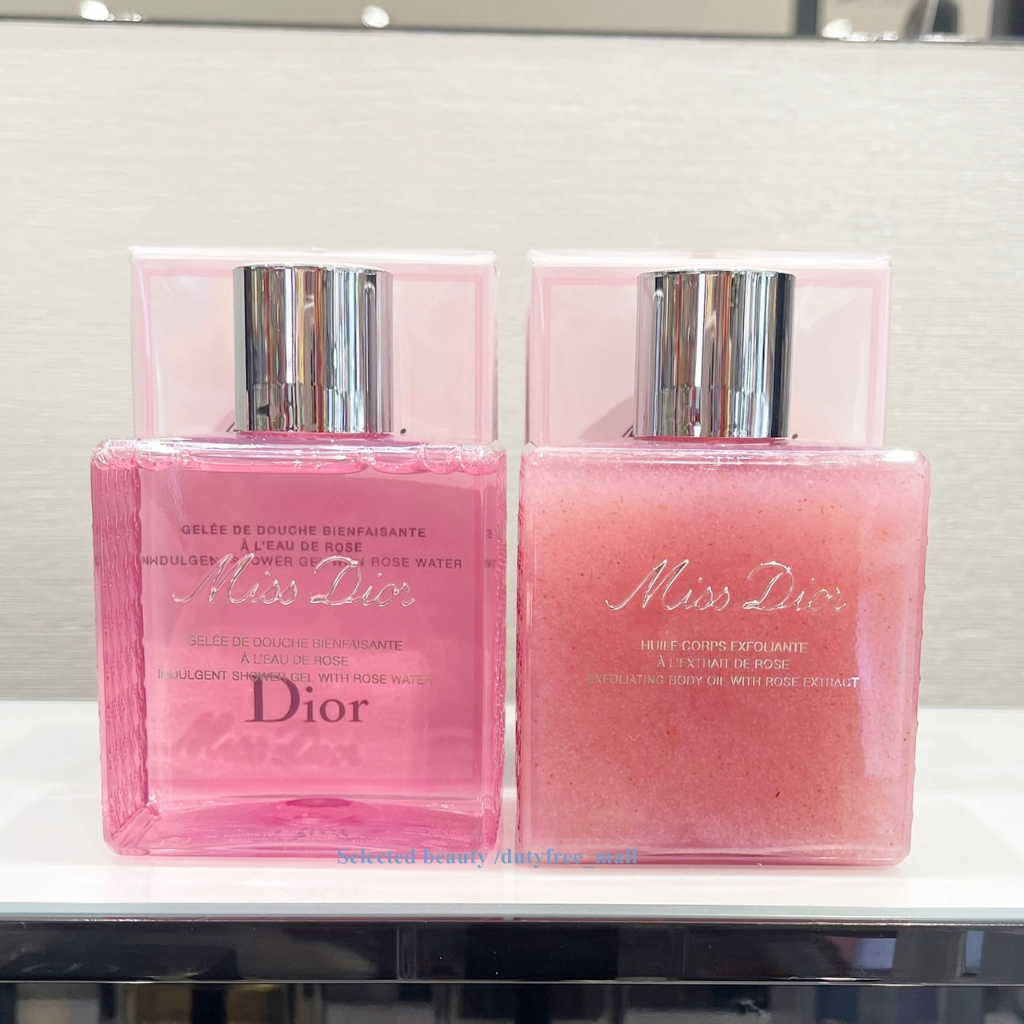Miss Dior Indulgent Shower Gel / Exfoliating Body Oil / Body Milk with Rose Water ฉลากไทย ห้างเซ็นทรัล