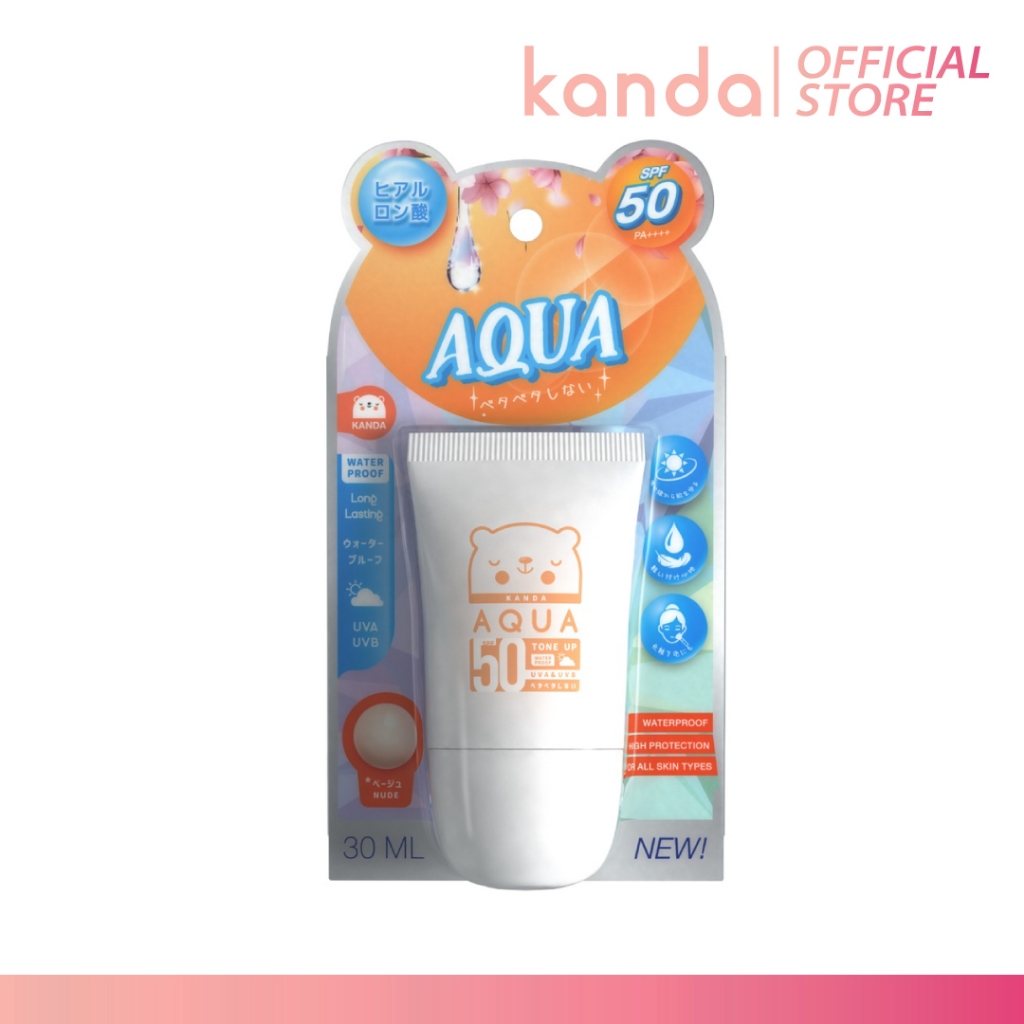 โทนอัพกันแดด สูตร nude tone up กันแดด ครีม กันแดด ผิว หน้า โ ปกป้อง แสงแดด หน้าขาว กระจ่างใส SPF 50/PA++++ 30ml