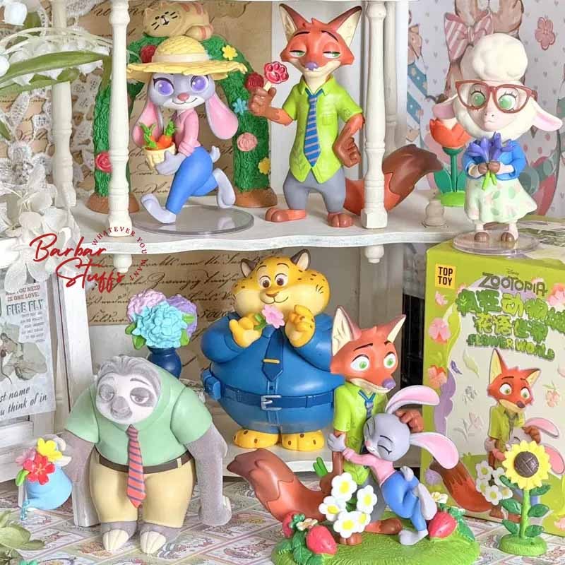 [Disney] กล่องสุ่ม Zootopia - Flower World ลิขสิทธิ์แท้ (เลือกตัวได้)