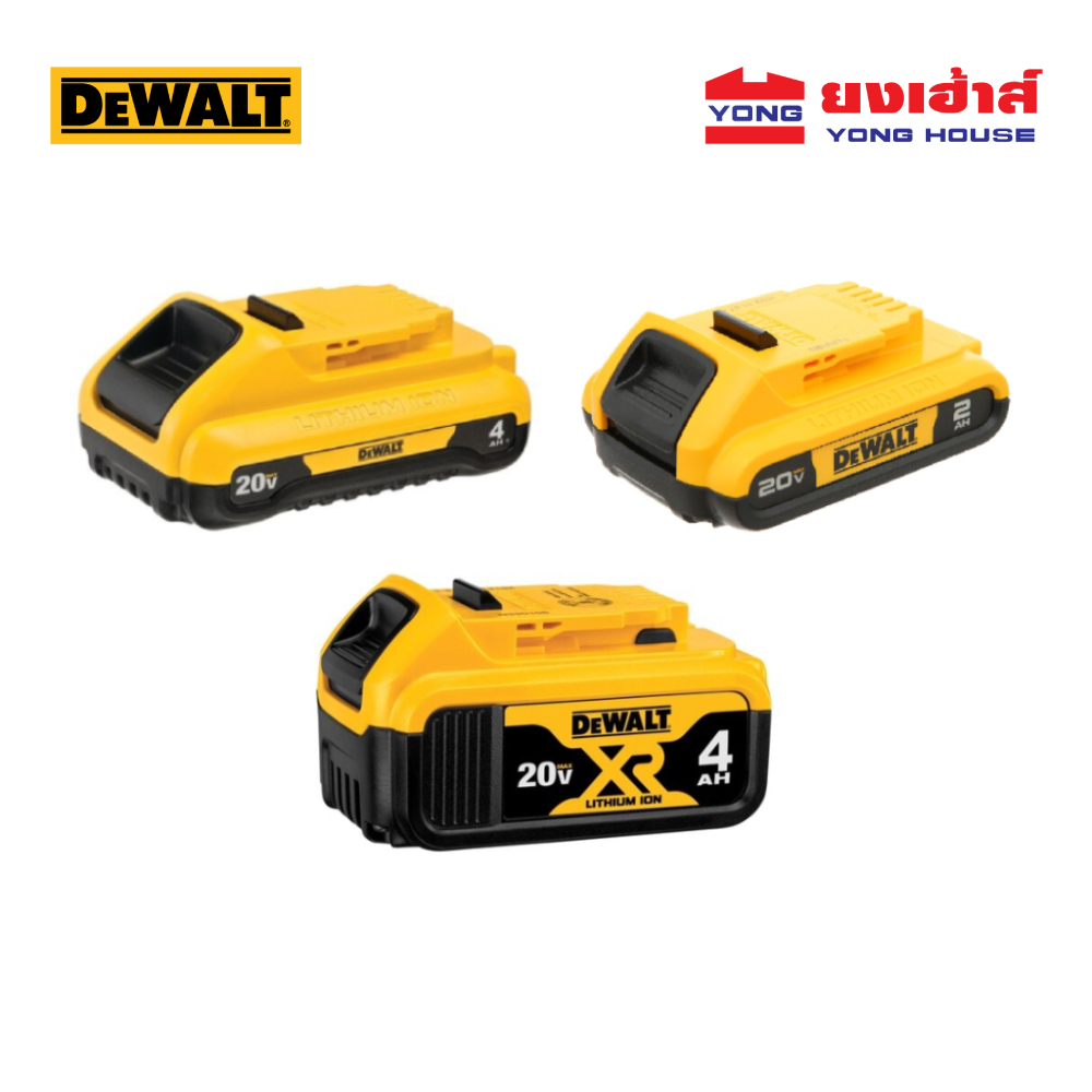 DEWALT แบตเตอรี่ 20V 2Ah รุ่น DCB183 4.0AH รุ่น DCB240 18V (20V max) 4.0Ah รุ่น DCB182 DCB183G
