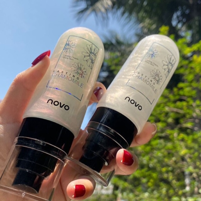 5344(ของแท้/พร้อมส่ง) ไฮไลท์ novo moisturizing makeup spray สเปรย์น้ำแร่ หน้าเงา ประกายชิมเมอร์