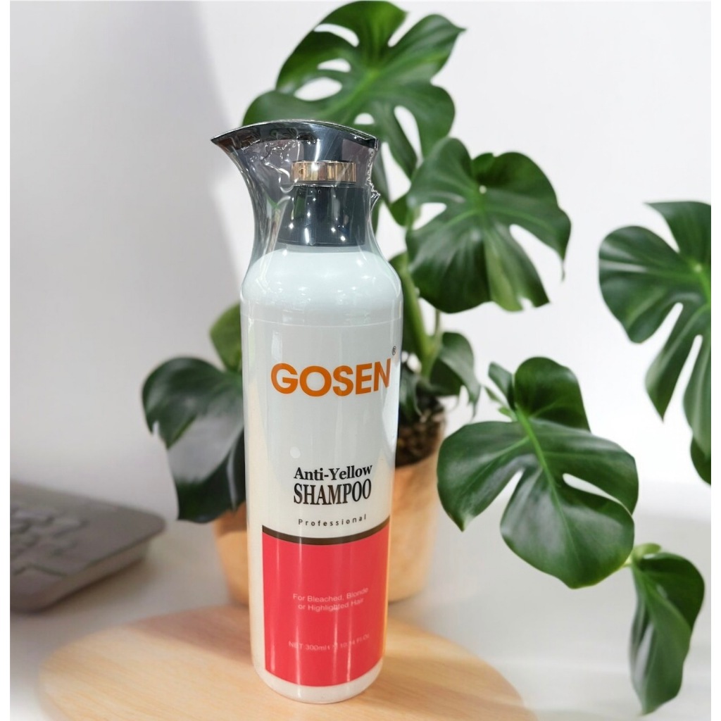 แชมพูม่วง -แอนตี้เยลโล่ (แพ็คเก็จใหม่)    Gosen Anti-Yellow Shampoo