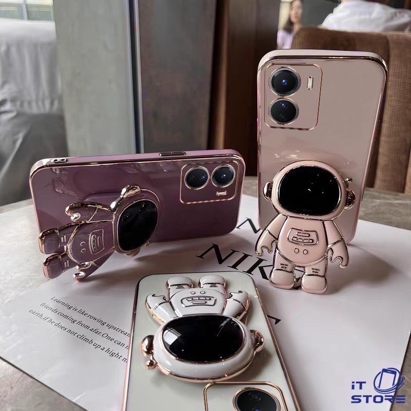 เคสโทรศัพท์ สำหรับรุ่น Vivo V30E  Y28 4G / Y28 5G  เคส นักบินอวกาศ ได้ตั้ง Case