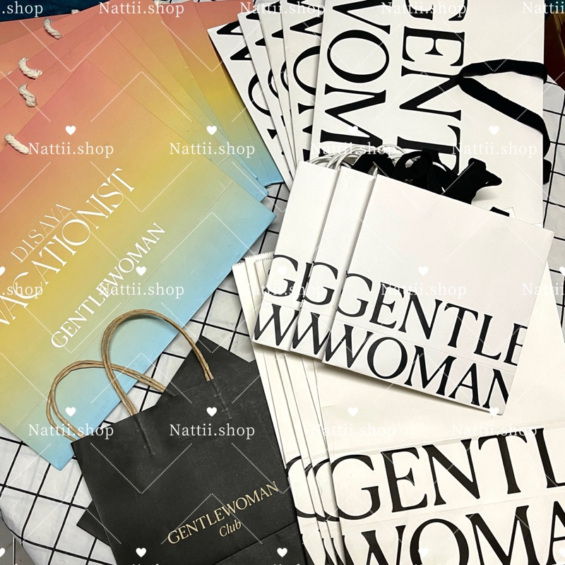 ถุงกระดาษแบรนด์ Gentlewoman
