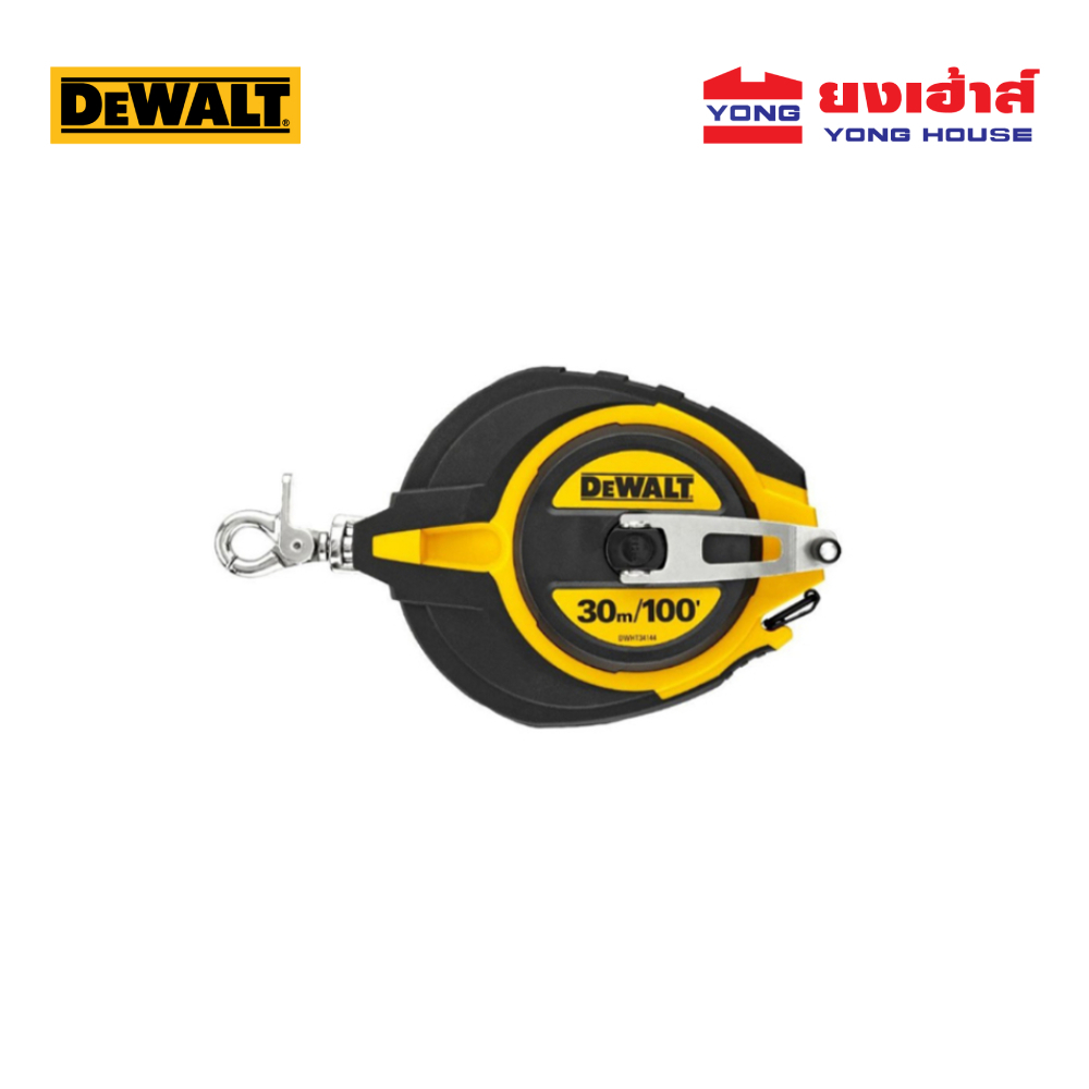DEWALT เทปวัดที่ สายโลหะ ขนาด 30 เมตร รุ่น DWHT0-34144-30 เทปวัดสายโลหะ เทปวัด B 3253560341442