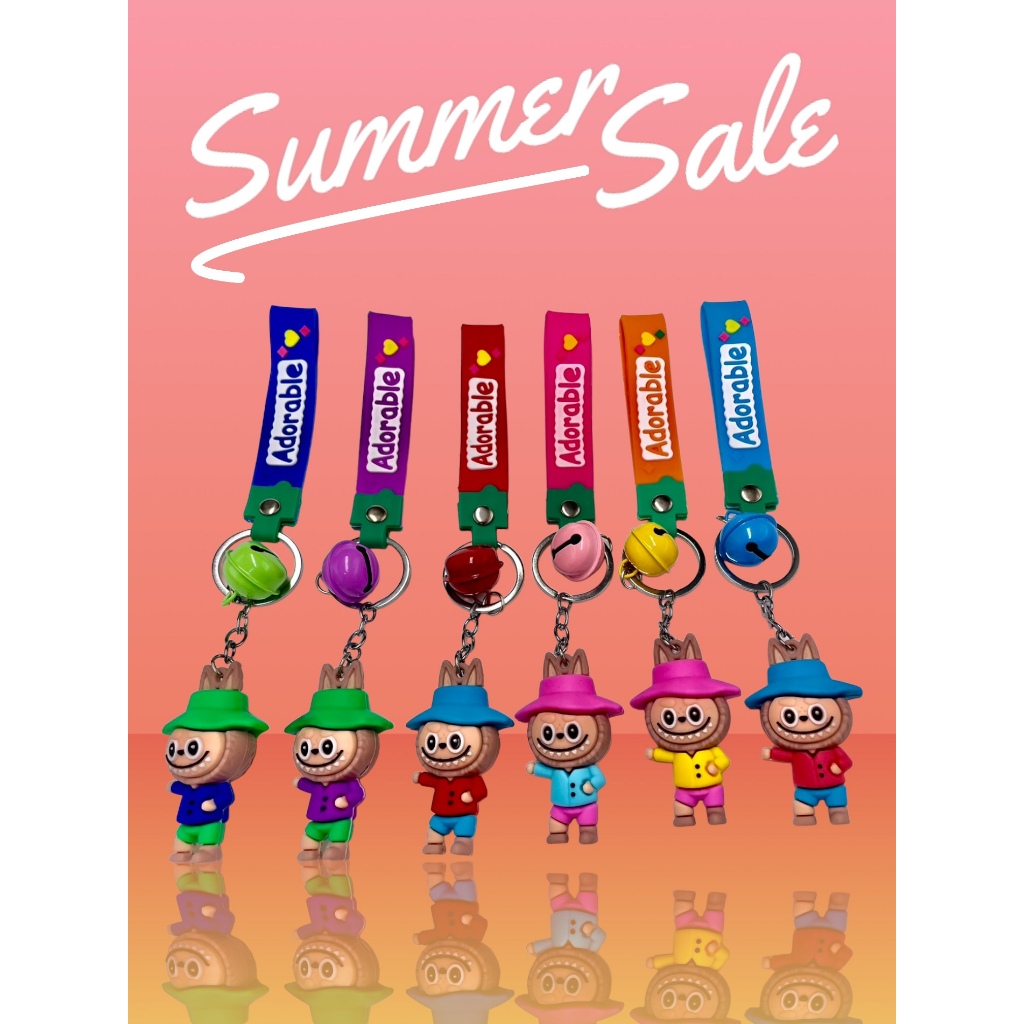 🔥ใหม่ 160แบบ พวงกุญแจห้อยกริ่งลายการ์ตูน New qute cartoon  keychain  YSK