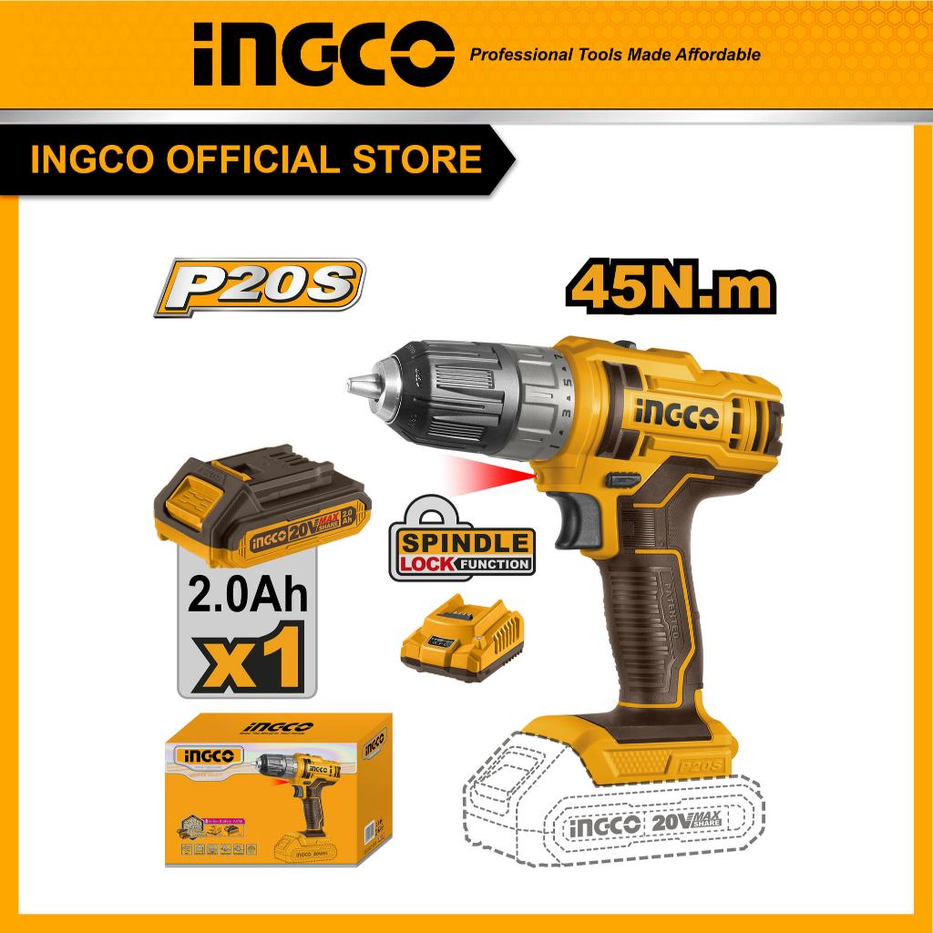 INGCO l ชุดสว่านไร้สาย 20V CDLI200518