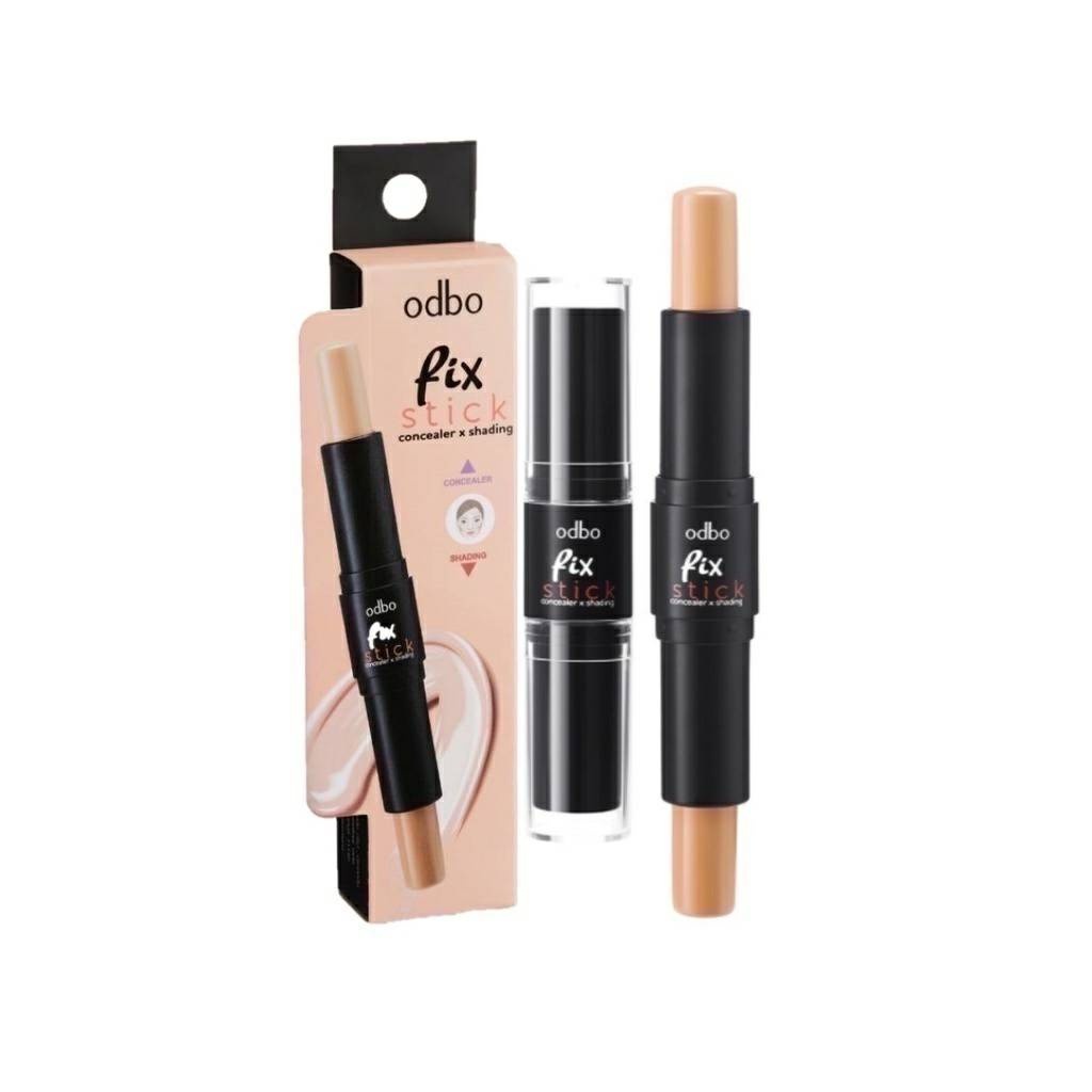 ODBO FIX STICK CONCEALER X SHADING 3g+3g. (OD450) โอดีบีโอ ฟิกซ์ สติ๊ก คอนซีลเลอร์ เอ็กซ์ เฉดดิ้ง
